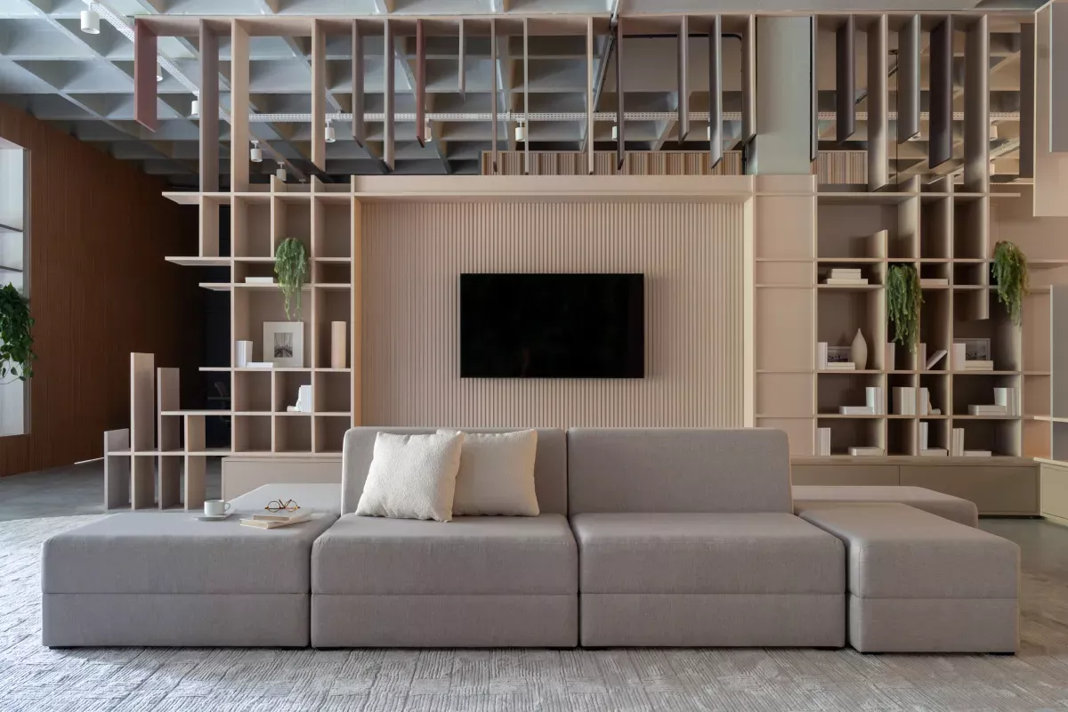 living sala painel para tv planejado italinea 6656
